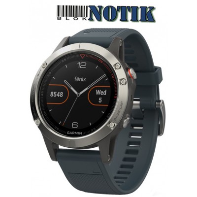 Smart Watch Garmin fenix 5 Slate Gray with Black Band 010-01688-00, 010-01688-00