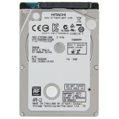 Жесткий диск 2.5" 500GB Hitachi 0J38075 / HTS725050A7E630, 0j38075