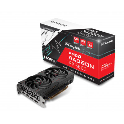 Видеокарта Sapphire Radeon RX 6600 8Gb PULSE DUAL 11310-01-20G, 113100120g