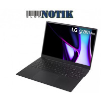 Ноутбук LG gram Pro 16 16T90SP-K.AAB6U1, 16T90SP-K.AAB6U1