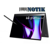 Ноутбук LG 16" gram Pro 2-in-1 Multi-Touch 16T90SP-K.ADB9U1, 16T90SP-K.ADB9U1