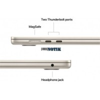 Ноутбук Apple MacBook Air M2 15,3" Starlight 18R000PQ-Z18R000TD 2023, 18R000PQ-Z18R000TD