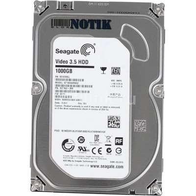 Жесткий диск 3.5" 1TB Seagate #1ET162-899 / ST1000VM002-WL-FR#, 1et162899