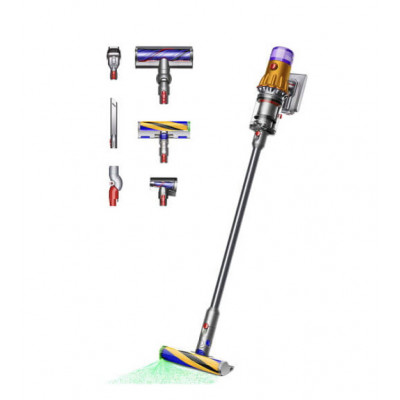 Пылесос Dyson V12 Detect Slim Absolute SV46 2023, Yellow/Nickel EU 448884-01, 448884-01