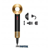 Фен Dyson HD07 Supersonic Onyx Black/Gold 533902-01, 533902-01