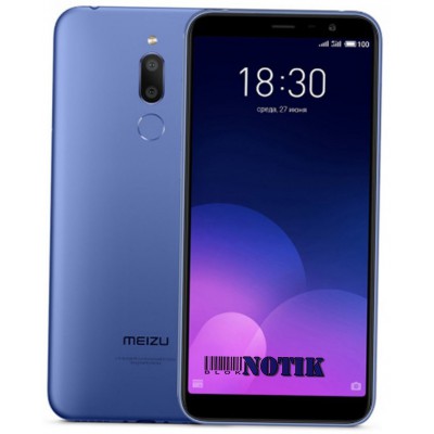Смартфон Meizu 6T 3/32Gb LTE Dual Blue EU, 6T-3-32-LTE-Dual-Blu