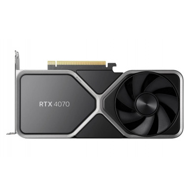 Видеокарта NVIDIA GeForce RTX 4070 12 GB Founders Edition 900-1G141-2544-000, 900-1G141-2544-000