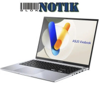 Ноутбук ASUS VivoBook X1605ZA-MB341W Transparent Silver 90NB0ZA2-M00JB0, 90NB0ZA2-M00JB0