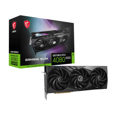 Видеокарта MSI GeForce RTX 4080 SUPER 16G GAMING X SLIM 912-V511-228, 912-V511-228