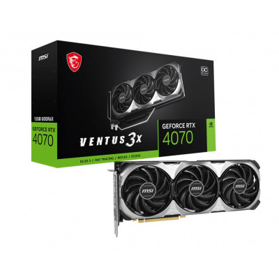 Видеокарта MSI GeForce RTX 4070 VENTUS 3X E 12G OC 912-V513-287, 912-V513-287