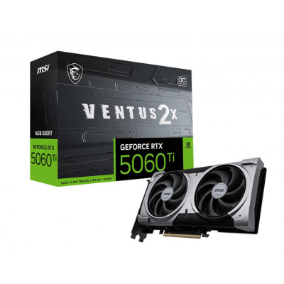 Видеокарта MSI GeForce RTX 5060 Ti 16G VENTUS 2X OC PLUS 912-V535-005, 912-V535-005 Видеокарта MSI GeForce RTX 5060 Ti 16G VENTUS 2X OC PLUS 912-V535-005, 912-V535-005