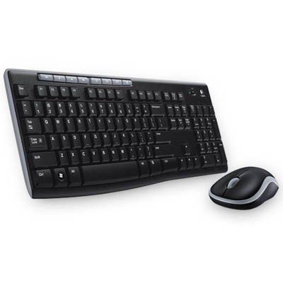 Комплект клавиатура и мышь Logitech Wireless Desktop MK270 920-004518, 920004518
