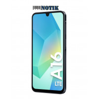 Смартфон Samsung Galaxy A165 A16 4G 8/256Gb Black NFC UA, A165-A16-8/256-Black-NFC-UA