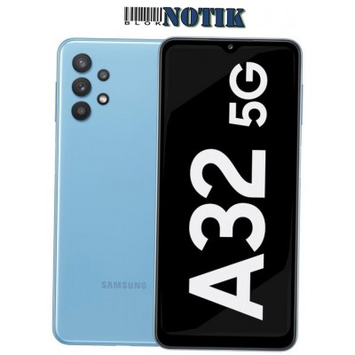Смартфон Samsung Galaxy A325 A32 4/64GB Blue UA, A325-A32-4/64-Blue-UA