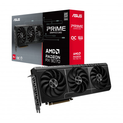 Видеокарта ASUS PRIME RX 9070 O16G , ASPR-RX9070-O16G Видеокарта ASUS PRIME RX 9070 O16G , ASPR-RX9070-O16G