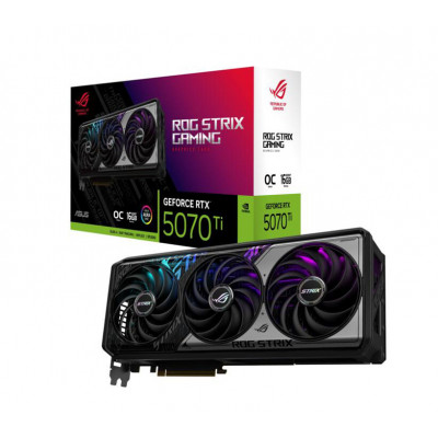 Видеокарта ASUS ROG STRIX RTX5070TI O16G GAMING 90YV0M90-M0NA00, ASROG-ST-RTX5070TI-O16G-GA