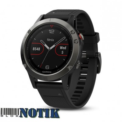 Smart Watch Garmin Fenix 5 Black Premium GPS Sports, Fenix-5-Black-Premium