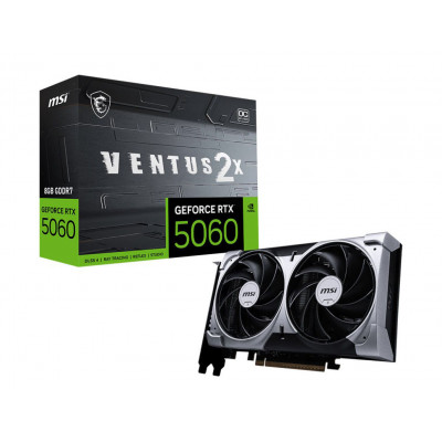 Видеокарта MSI GeForce RTX 5060 8G VENTUS 2X OC G5060-8V2C, 912-V537-002, G5060-8V2C Видеокарта MSI GeForce RTX 5060 8G VENTUS 2X OC G5060-8V2C, 912-V537-002, G5060-8V2C