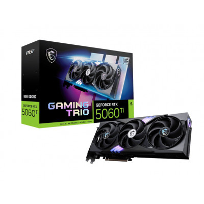 Видеокарта MSI GeForce RTX 5060 Ti 8G Gaming TRIO OC G506T-8GTC 912-V536-029, G506T-8GTC