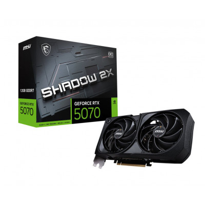 Видеокарта MSI GeForce RTX 5070 12G SHADOW 2X OC G5070-12S2C, G5070-12S2C