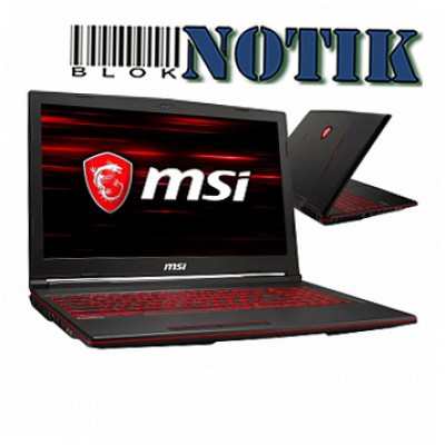 Ноутбук MSI GL63 9SE GL639SE-612US, GL639SE-612US