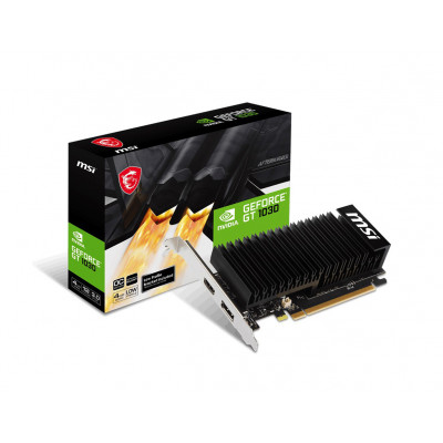 Видеокарта MSI GeForce GT1030 4Gb Silent LP OC GT 1030 4GHD4 LP OC, GT-1030-4GHD4-LP-OC