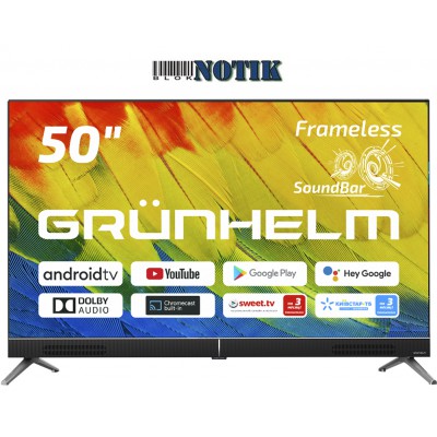 Телевизор GRUNHELM GT9UFLSB50-GA2, GT9UFLSB50-GA2
