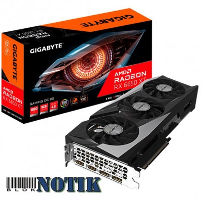 Видеокарта GIGABYTE Radeon RX 6650 XT GAMING OC 8G GV-R665XTGAMING OC-8GD, GV-R665XTGAMING-OC-8GD