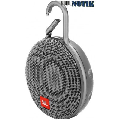 Bluetooth колонка JBL Clip 3 Bluetooth Speaker Grey, JBL-Clip-3-Grey