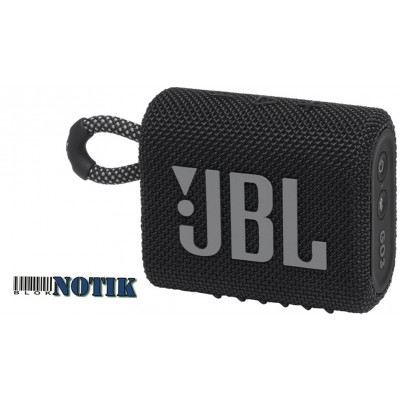 Bluetooth колонка JBL Go 3 Black JBLGO3BLK, JBLGO3BLK
