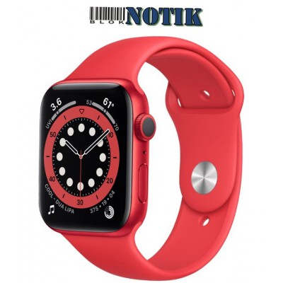 Apple Watch Series 6 GPS M00M3 44mm PRODUCTRED Aluminium Case with PRODUCTRED Sport Band, M00M3