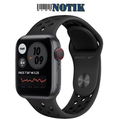 Apple Watch Series 6 Nike 4G 40mm Space Gray Aluminum Case with Anthracite/Black Nike Sport Band M06L3/M07E3, M06L3-M07E3
