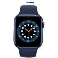 Apple Watch Series 6 40mm LTE Blue Aluminum Case with Deep Navy Sport Band M06Q3, M06Q3