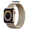 Apple Watch Series 6 GPS + LTE 40mm Gold Stainless Steel Case + Gold Milan Loop (M06W3-M02X3)