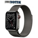 Apple Watch Series 6 40mm LTE Graphite Stainless Steel Graphite Milanese Loop (M06Y3 MG2U3)