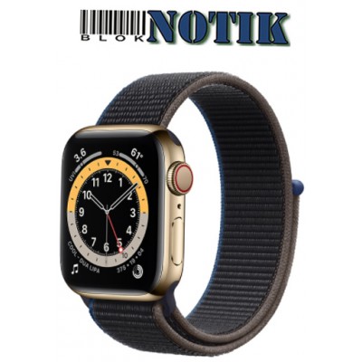 Apple Watch Series 6 44mm LTE Graphite Stainless Steel with Graphite Milanese Loop M09J3, M09J3
