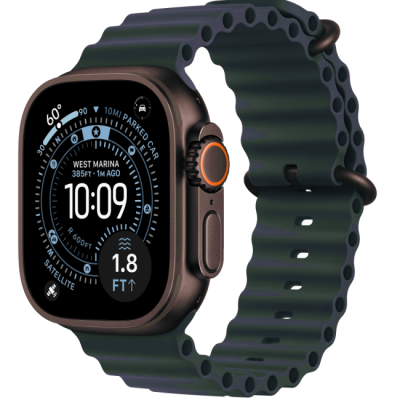 Apple Watch Ultra 3 GPS+LTE 49mm Black Titanium Case Black Ocean Band MF0J4, MF0J4