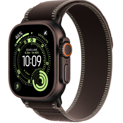 Apple Watch Ultra 3 GPS + Cellular 49mm Black Tit. Case w. Black/Charcoal Trail Loop - M/L MF1H4, MF1H4 Apple Watch Ultra 3 GPS + Cellular 49mm Black Tit. Case w. Black/Charcoal Trail Loop - M/L MF1H4, MF1H4