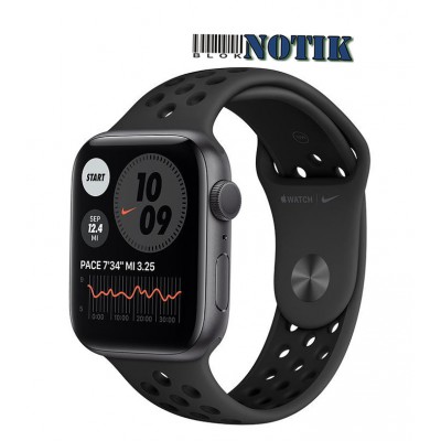Apple Watch Series 6 44mm Nike+ Space Gray Aluminum Case with Anthracit Black Sport Band MG173, MG173