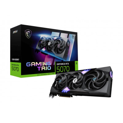 Видеокарта MSI GeForce RTX 5070 12G GAMING TRIO OC 912-V532-029, MGeForce-RTX5070-12G-GATRIO-OC Видеокарта MSI GeForce RTX 5070 12G GAMING TRIO OC 912-V532-029, MGeForce-RTX5070-12G-GATRIO-OC