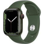 Apple Watch Series 7 GPS + Cellular 41mm Green Aluminum Case with Clover Sport Band (MKHT3-MKH93)