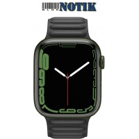 Apple Watch Series 7 GPS MKN03 41mm Green Aluminum Case With Green Sport Band, MKN03