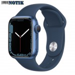 Apple Watch Series 7 GPS (MKN13) 41mm Blue Aluminum Case With Blue Sport Band