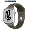 Apple Watch Series 7 41mm GPS Midnight Aluminum Case + Anthracite/Black Nike Sport Band (MKN43)