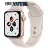 Apple Watch Series SE 40mm Gold Aluminum Case with Pink Starlight Sport Band (MKQ03)