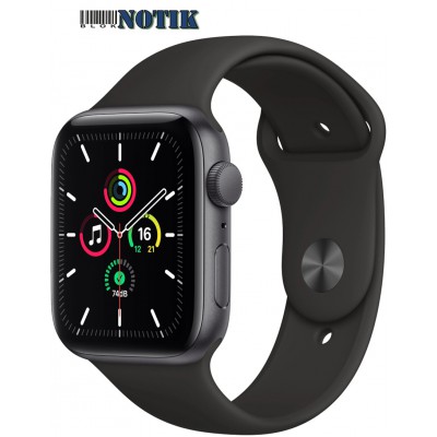 Apple Watch Series SE 40mm GPS Space Gray Aluminum Case + Midnight Sport Band MKQ13, MKQ13