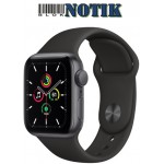 Apple Watch Series SE GPS (MKQU3) 44mm Silver Aluminum Case + Abyss Blue Sport Band (MKQ43)