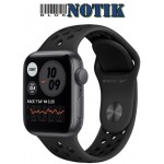 Apple Watch Series SE GPS 44mm Silver Aluminum Case + Pure Platinum/Black Nike Sport Band (MKQ73)