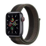 Apple Watch SE GPS + Cellular 40mm S. Gray Aluminum Case w. Tornado/Gray S. Loop (MKR33-MKQR3)