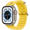 Apple Watch Ultra GPS + Cellular 49mm Titanium Case with Yellow Ocean Band (MNH93/MNHG3)